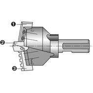 SARA-DRILL cutting edge ASP30 120mm for boring head D-120